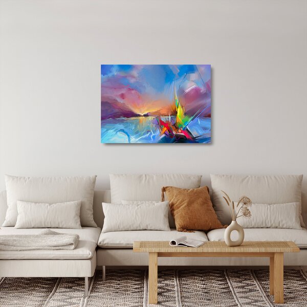 Skleněný obraz - Západ slunce (70x50 cm)