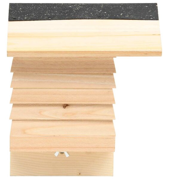 Hmyzí hotel masivní jedlové dřevo 22 x 20 x 20 cm 314814