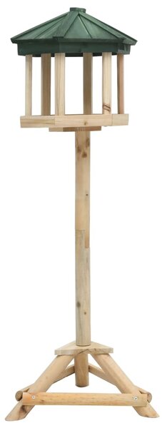 Stojanové krmítko pro ptáky masivní jedle 33 x 110 cm 314817