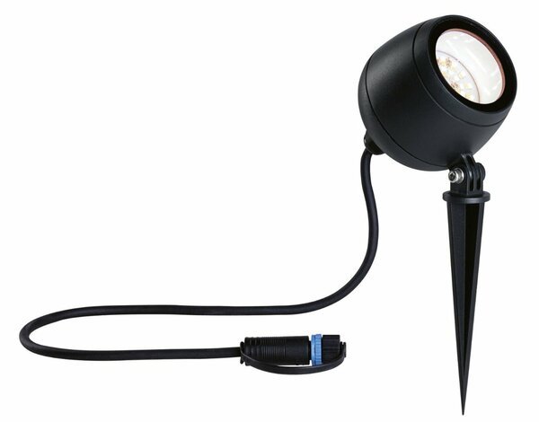 PAULMANN Plug & Shine LED bodové zahradní světlo Smart Home Zigbee Kikolo neláká hmyz IP65 CCT 6,2W antracit 947.68