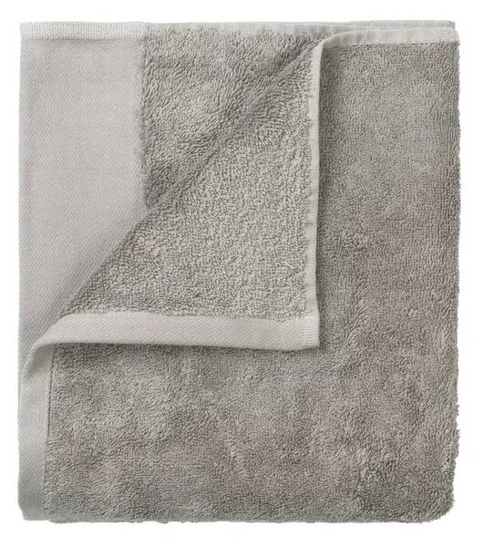 Šedé froté ručníky v sadě 2 ks z bio bavlny 30x50 cm Riva – Blomus