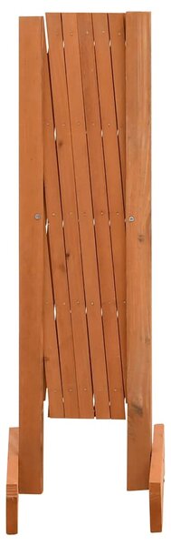 Zahradní trelážový plot oranžový 120 x 60 cm masivní jedle 314822