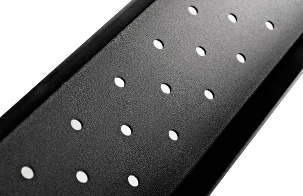 Nordic Design Černá kovová nástěnná police Londien 70 cm