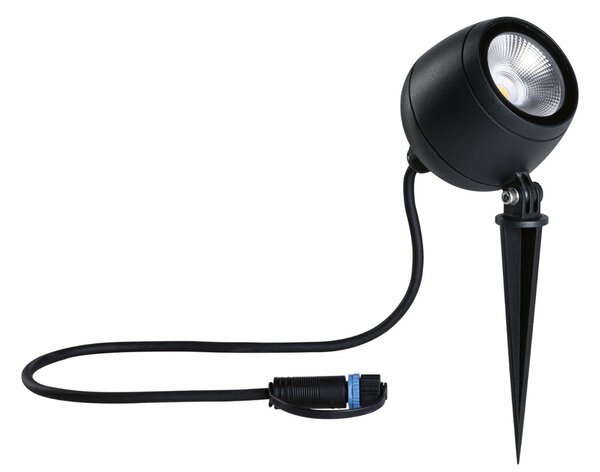 PAULMANN Plug & Shine LED bodové zahradní světlo Kikolo IP65 3000K 7,2W antracit 947.74