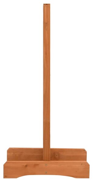 Zahradní trelážový plot oranžový 120 x 60 cm masivní jedle 314822