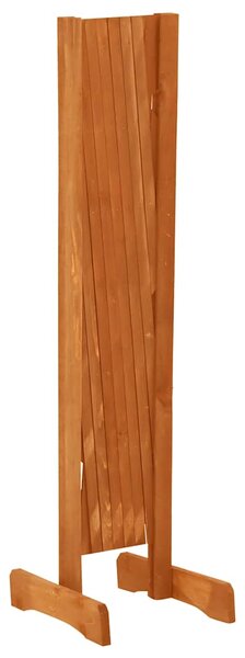 Zahradní trelážový plot oranžový 120 x 90 cm masivní jedle 314824
