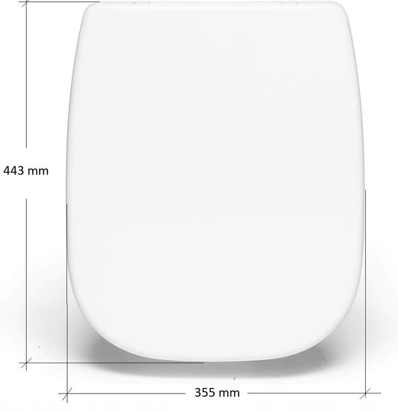 WC sedátko Ramm Duravit bílé duroplast