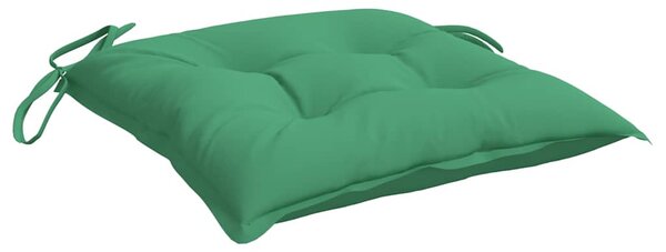 Podušky na židli 4 ks zelené 50 x 50 x 7 cm látka oxford 314912