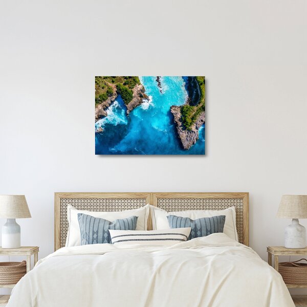Skleněný obraz - Zátoka na Bali (70x50 cm)