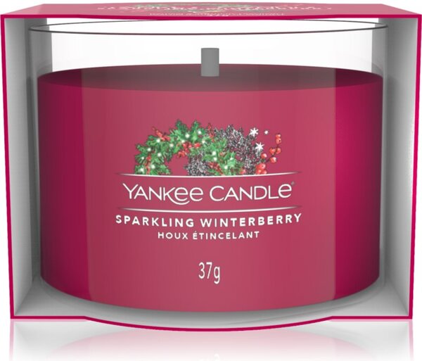Yankee Candle Sparkling Winterberry votivní svíčka 37 g
