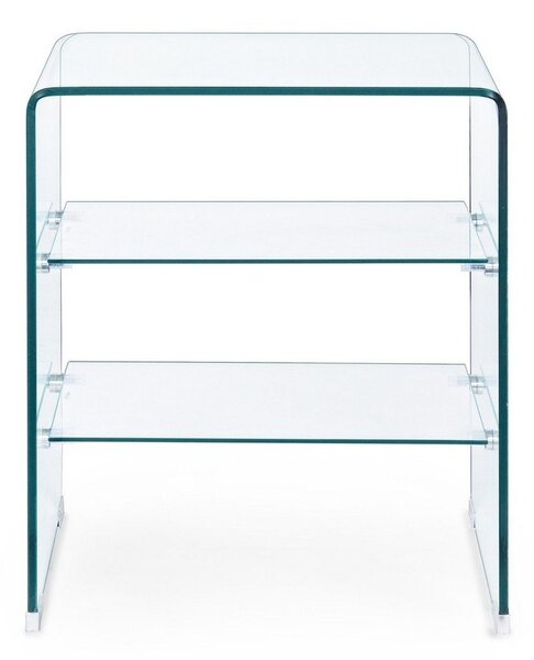 Skleněný odkládací stolek 40x50 cm Iride – Bizzotto