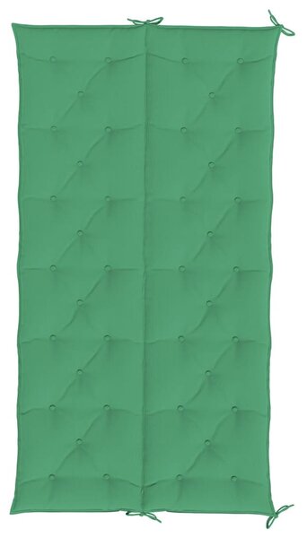 Poduška na zahradní lavici zelená 200x(50+50)x7 cm látka oxford 315045