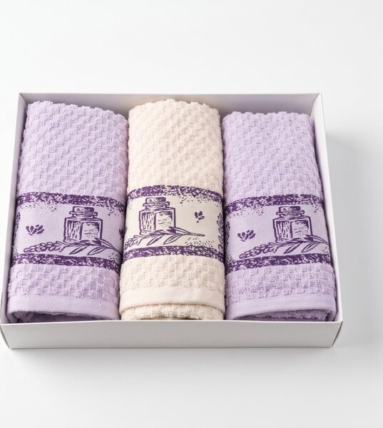 Froté utěrky na nádobí Lavender set 3 ks