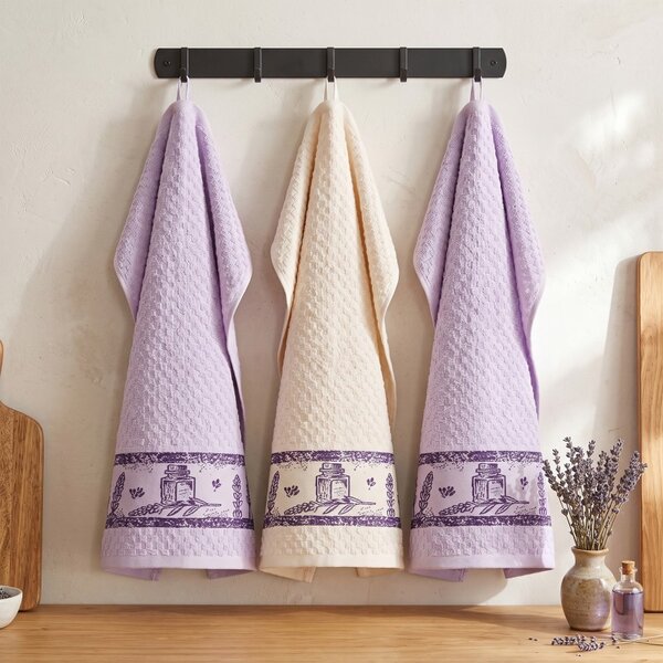 Froté utěrky na nádobí Lavender set 3 ks