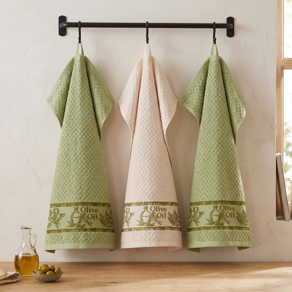 Froté utěrky na nádobí Olive Oil set 3 ks