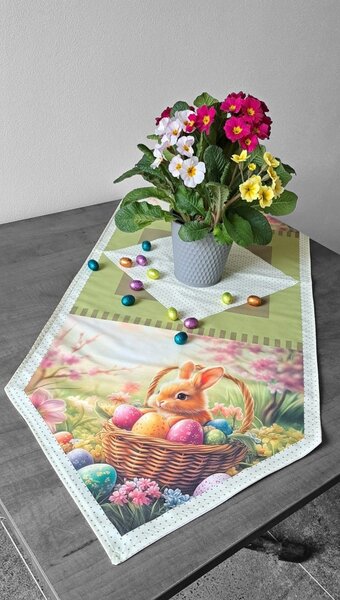 Textilní běhoun na stůl - Velikonoce - 47 x 139 cm