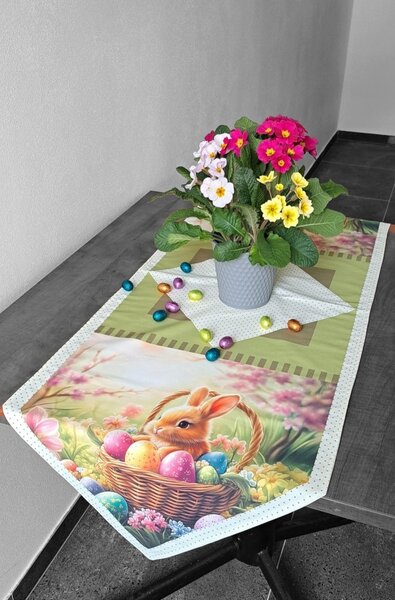 Textilní běhoun na stůl - Velikonoce - 47 x 139 cm
