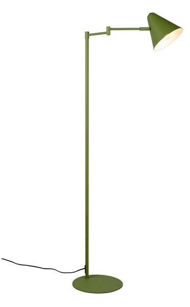Zelená stojací lampa s ohybatelnou konstrukcí (výška 126,5 cm) Cosima – Trio
