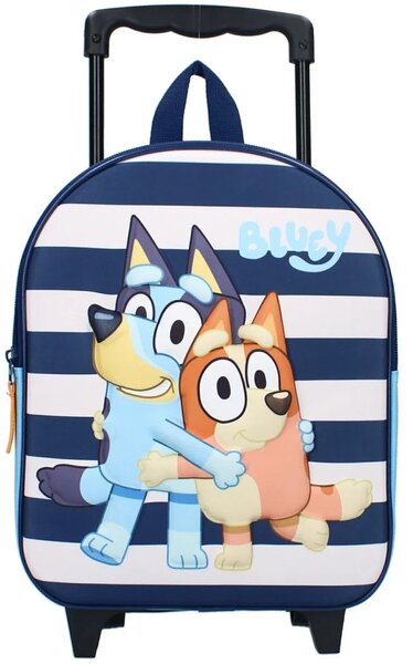 Dětský kufřík Bluey Vadobag 9 l modrý, vícebarevný