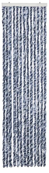 Závěs proti hmyzu modrobílý 56 x 200 cm Chenille 315126