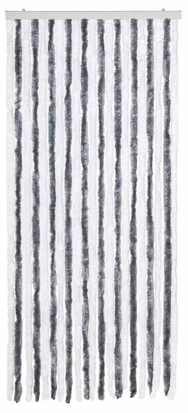 Závěs proti hmyzu šedobílý 90 x 200 cm Chenille 315124