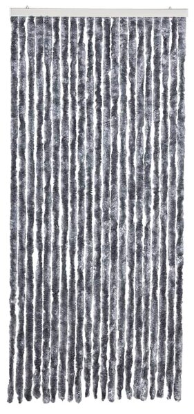 Závěs proti hmyzu stříbrný 90 x 200 cm Chenille 315139