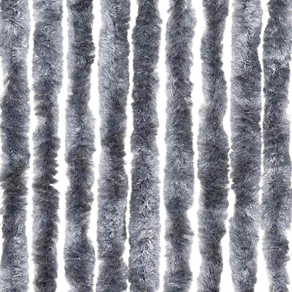 Závěs proti hmyzu stříbrný 90 x 200 cm Chenille 315139