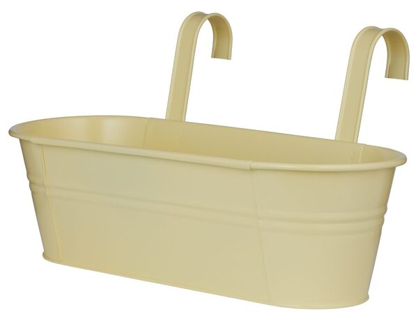 ZINC Truhlík k zavěšení 50 cm - sv. žlutá