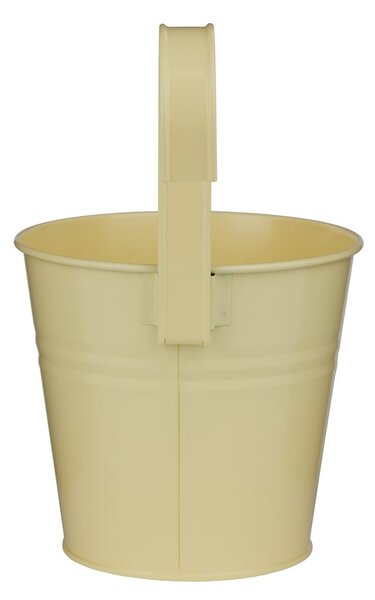 ZINC Květináč k zavěšení 16 cm - sv. žlutá