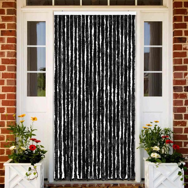 Závěs proti hmyzu antracitový 90 x 200 cm Chenille 315142
