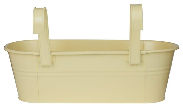 ZINC Truhlík k zavěšení 50 cm - sv. žlutá