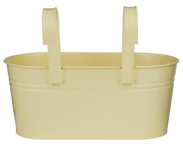 ZINC Truhlík k zavěšení 33 cm - sv. žlutá