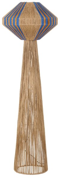 Nova Luce Modrá stojací lampa Abby 152 cm