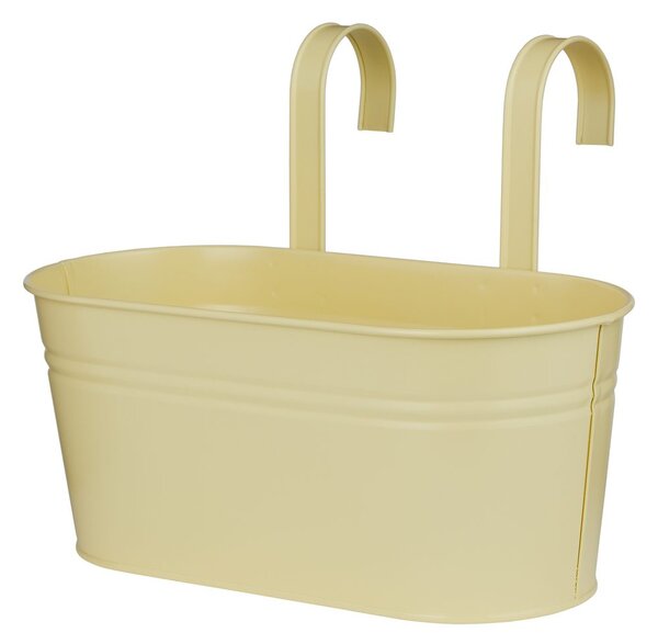 ZINC Truhlík k zavěšení 33 cm - sv. žlutá