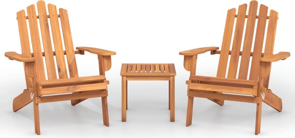 3dílná sada zahradního nábytku Adirondack masivní akácie 3152121