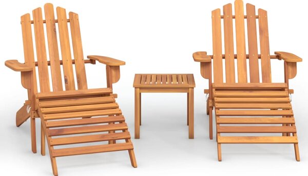 3dílná sada zahradního nábytku Adirondack masivní akácie 3152122
