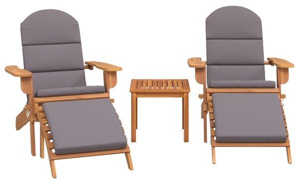 3dílná sada zahradního nábytku Adirondack masivní akácie 3152126