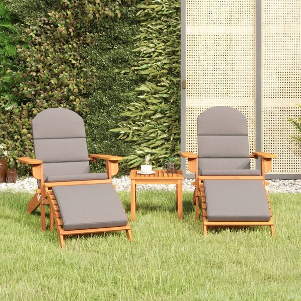 3dílná sada zahradního nábytku Adirondack masivní akácie 3152126