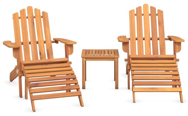 3dílná sada zahradního nábytku Adirondack masivní akácie 3152122