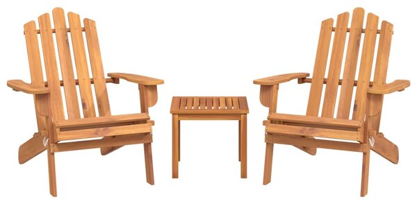 3dílná sada zahradního nábytku Adirondack masivní akácie 3152121