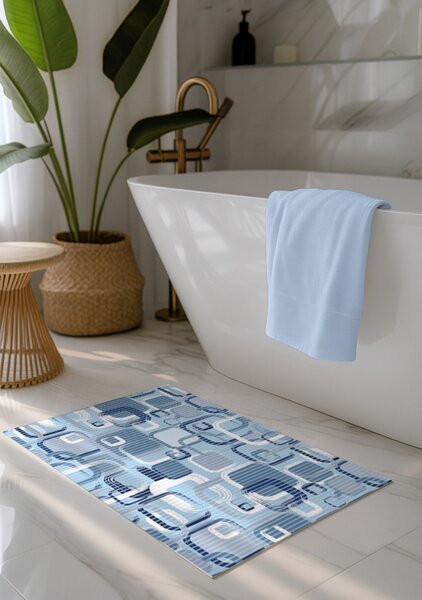 Koupelnová pěnová předložka D-208A - Geometrie relaxace (různé velikosti)