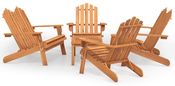 5dílná sada zahradního nábytku Adirondack masivní akácie 3152136