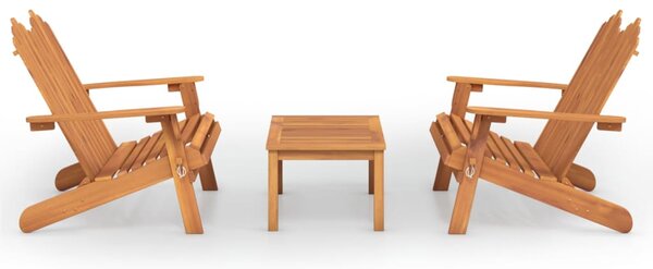 3dílná sada zahradního nábytku Adirondack masivní akácie 3152133