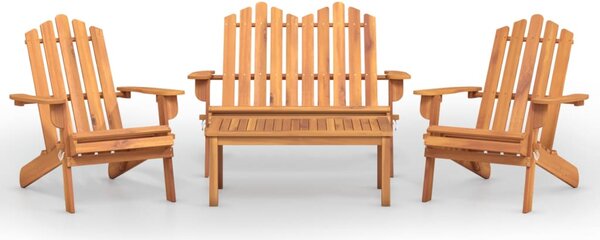 4dílná sada zahradního nábytku Adirondack masivní akácie 3152130