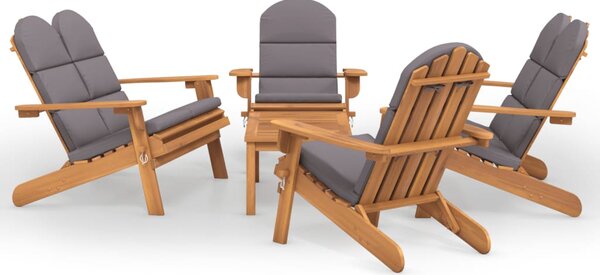 5dílná sada zahradního nábytku Adirondack masivní akácie 3152138
