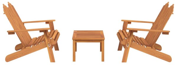3dílná sada zahradního nábytku Adirondack masivní akácie 3152133
