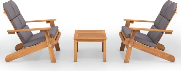 3dílná sada zahradního nábytku Adirondack masivní akácie 3152135
