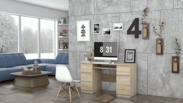 TP Living Psací stůl KUBA dub sonoma