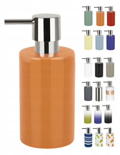 Ruční dávkovač mýdla na desku Spirella 0 ml oranžový