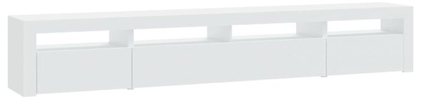 TV skříňka s LED osvětlením bílá 240x35x40 cm 3152722